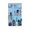 Azar Displays 12-Piece White Pegboard Organizer Kit with 1 Panel and Accessory 900942-WHT